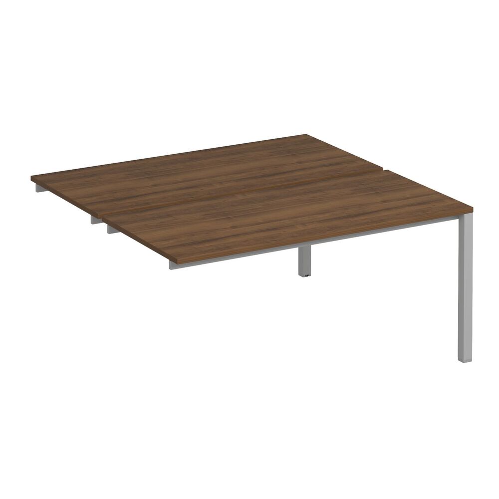 Секция стола рабочей станции на металлокаркасе КФ (2х160)