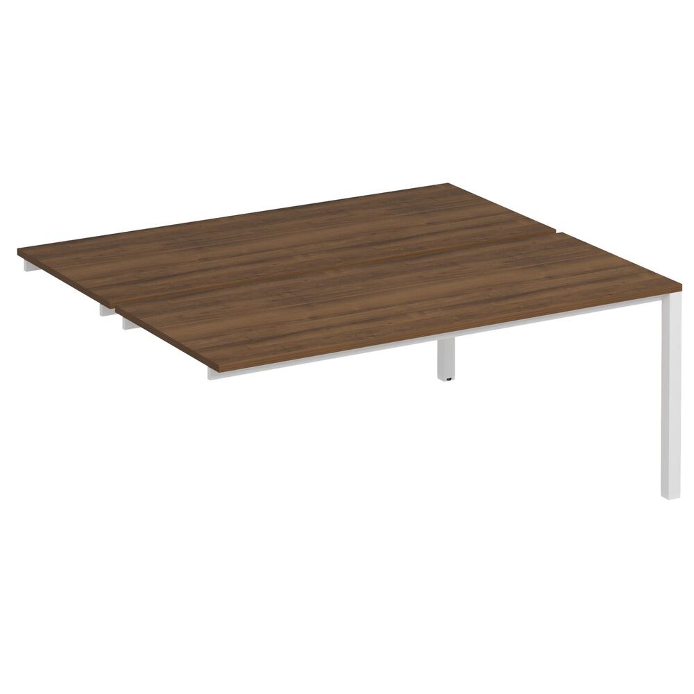 Секция стола рабочей станции на металлокаркасе КФ (2х180)