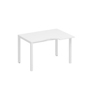 Стол эргономичный правый на металлокаркасе КФ