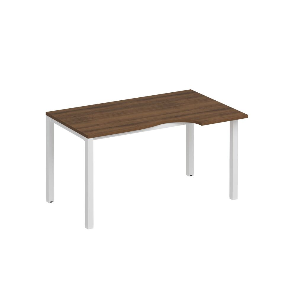 Стол эргономичный правый на металлокаркасе КФ