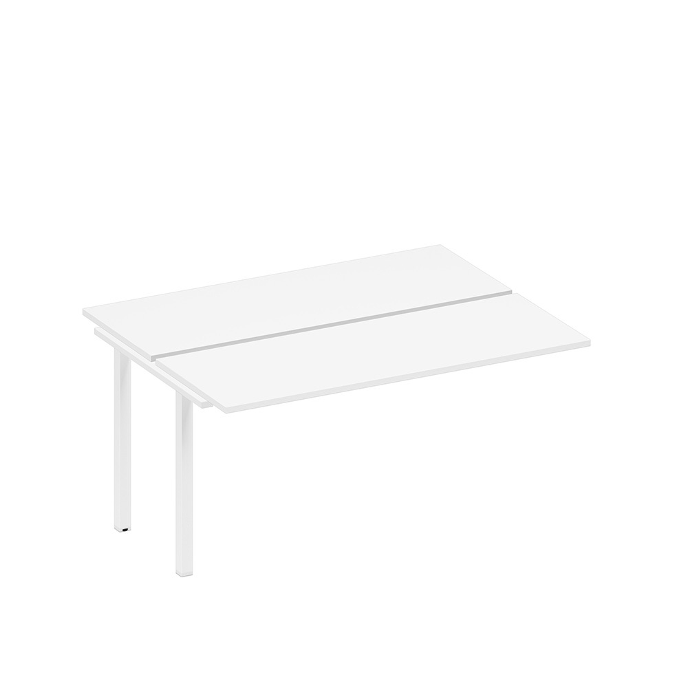 Секция стола рабочей станции на металлокаркасе