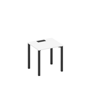 Стол письменный на металлокаркасе, столешница с заглушкой