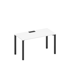 Стол письменный на металлокаркасе, столешница с заглушкой